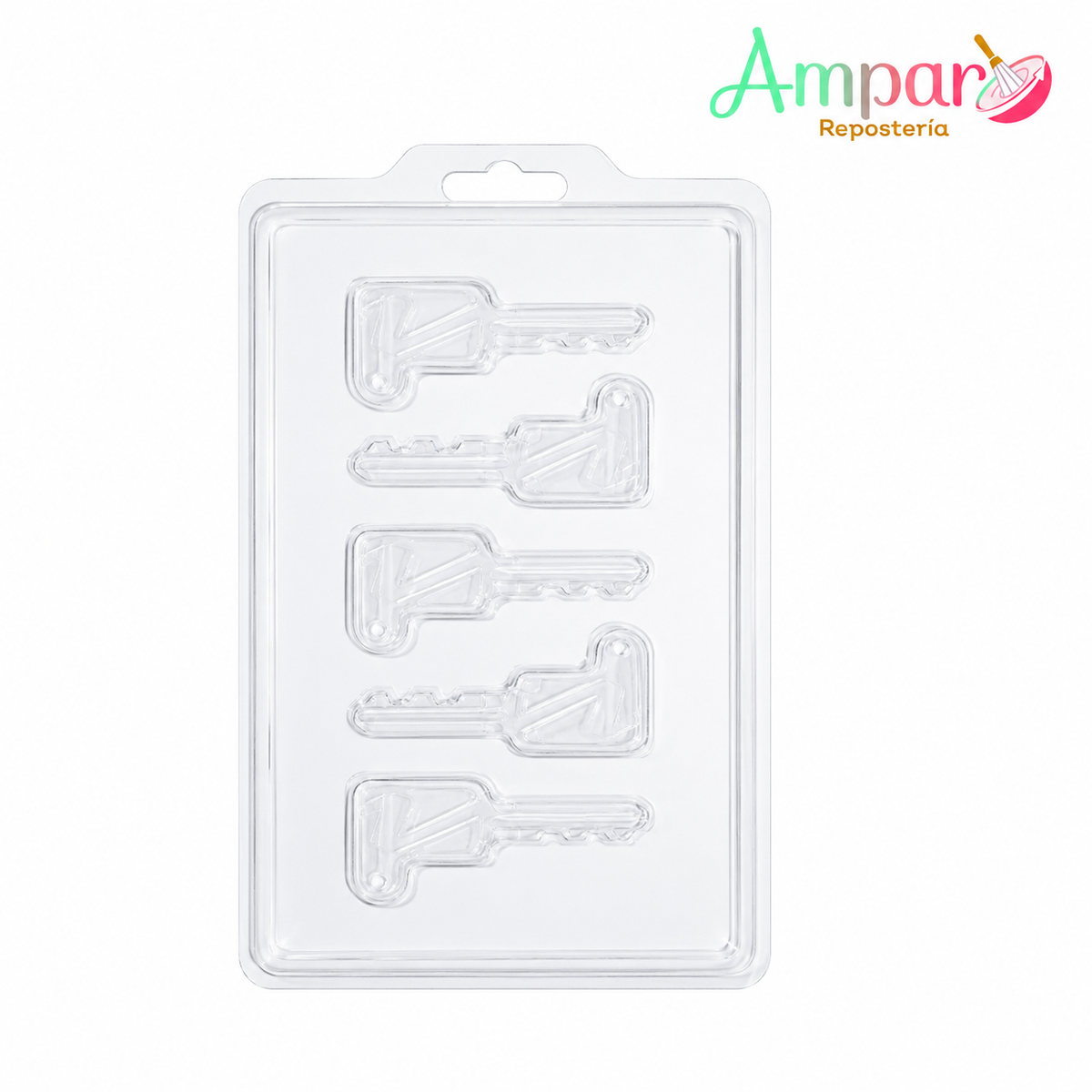 Molde Acetato Llave – 5 Cavidades