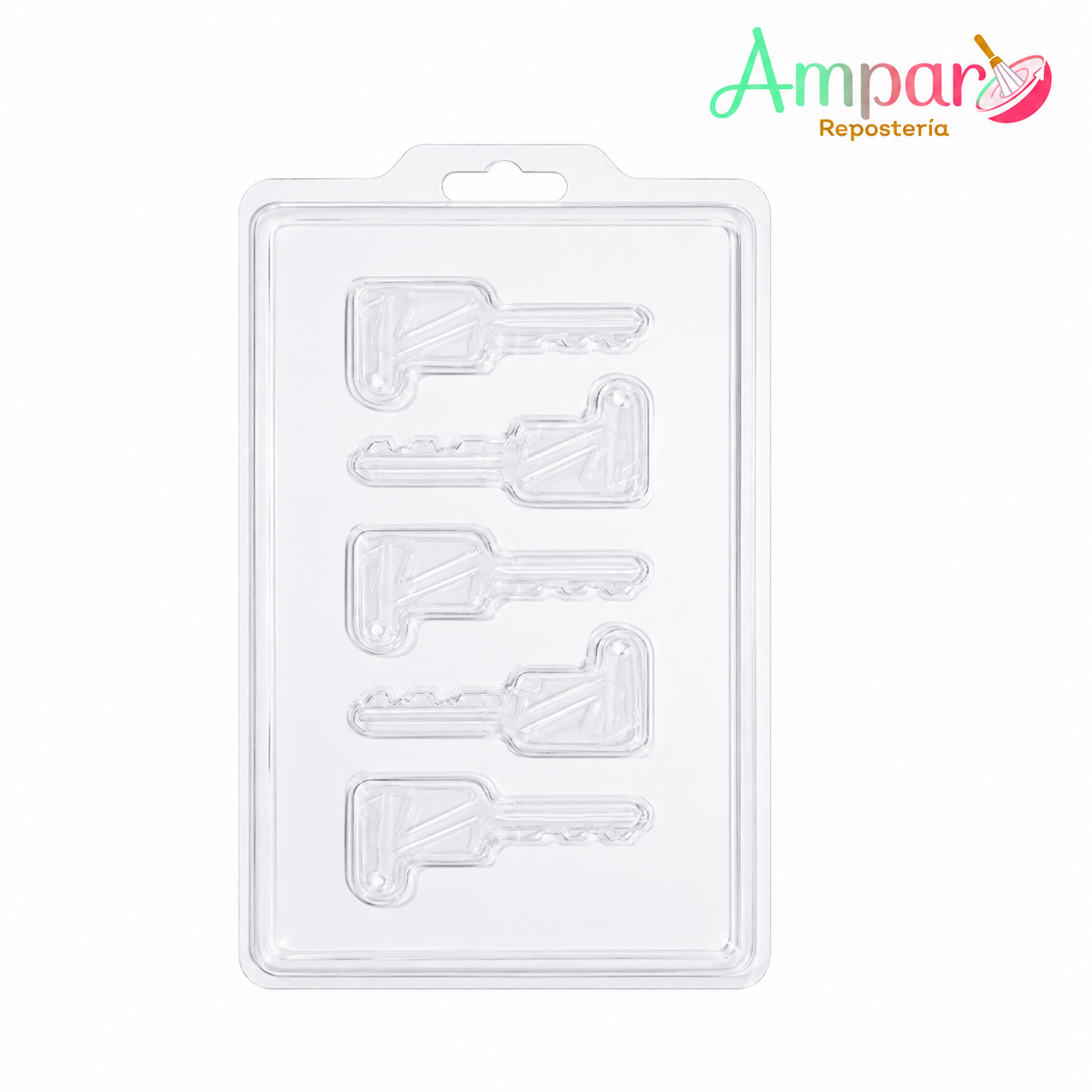 Molde Acetato Llave – 5 Cavidades