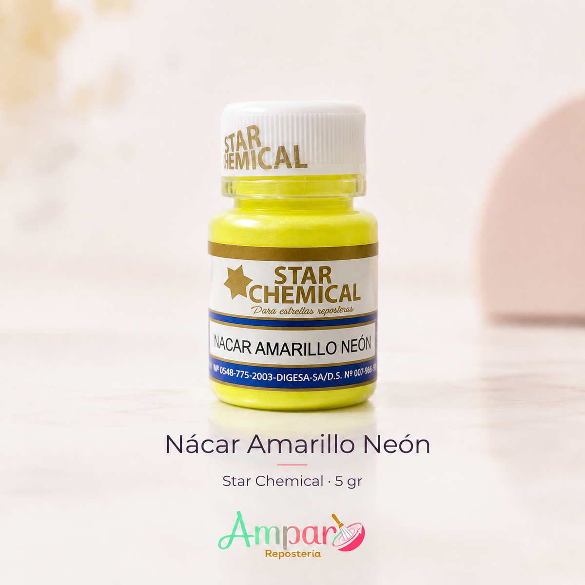 Matizador Neón Comestible en Polvo Nacarado 5 g
