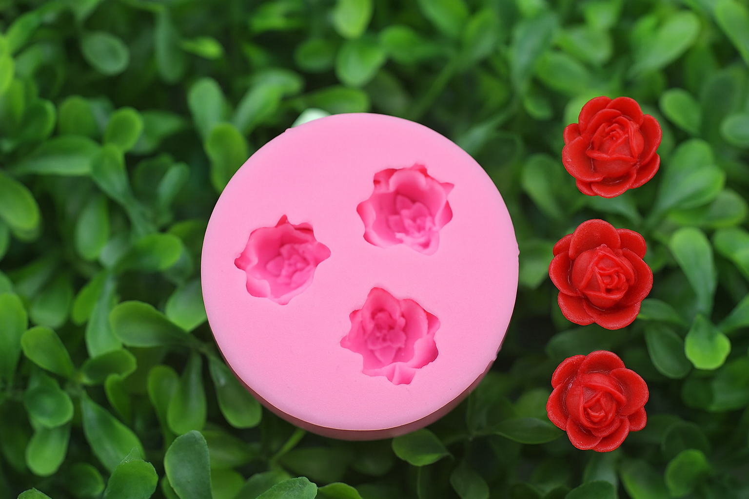 Molde Silicona Rosas Pequeñas