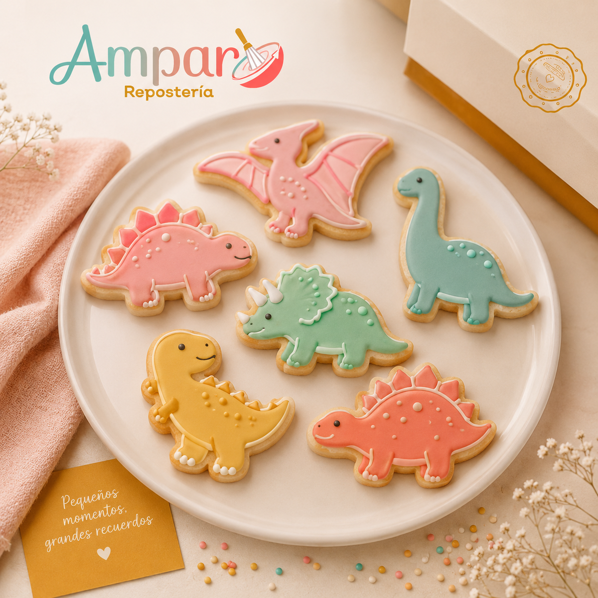 Cortador de Galletas Set Dinosaurios – 8 Piezas