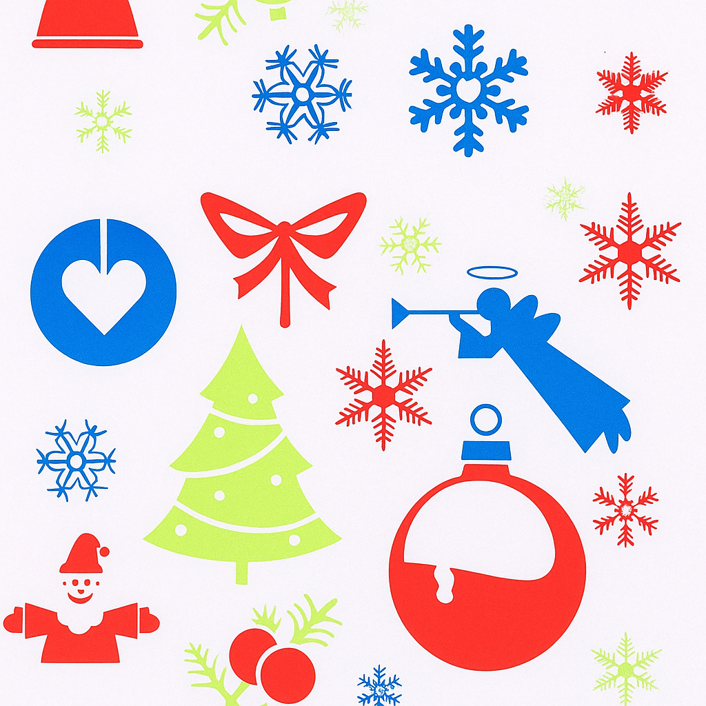 Papel antigrasa para alfajores – Diseños de Navidad 🎄 (pack 100 unid.)