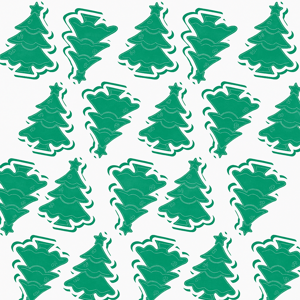 Papel antigrasa para alfajores – Diseños de Navidad 🎄 (pack 100 unid.)