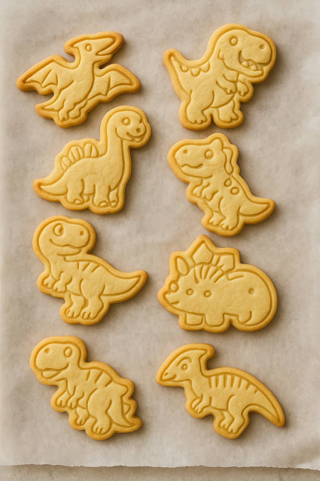 Set de Moldes Cortadores Dinosaurios – 8 diseños divertidos