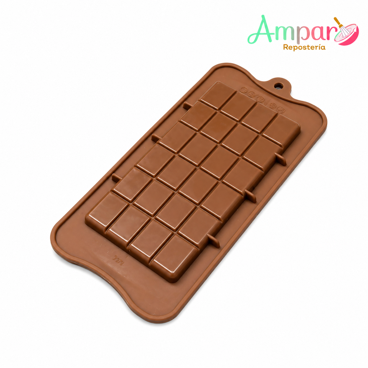 Molde de Silicona Barra de Chocolate | Antiadherente Flexible para Repostería