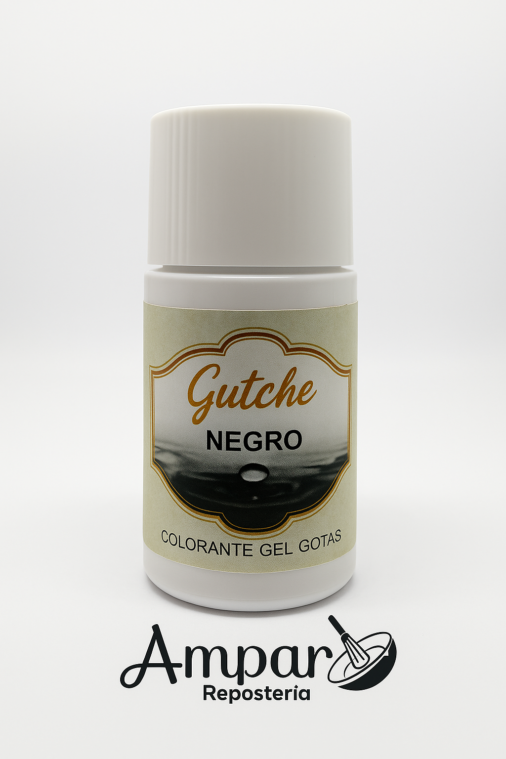 Colorante Gel Gotas Negro Guttche – 20 g