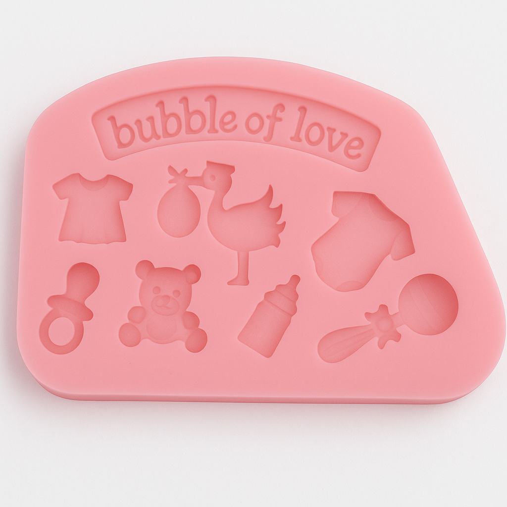 Molde de Silicona Temático Baby Shower