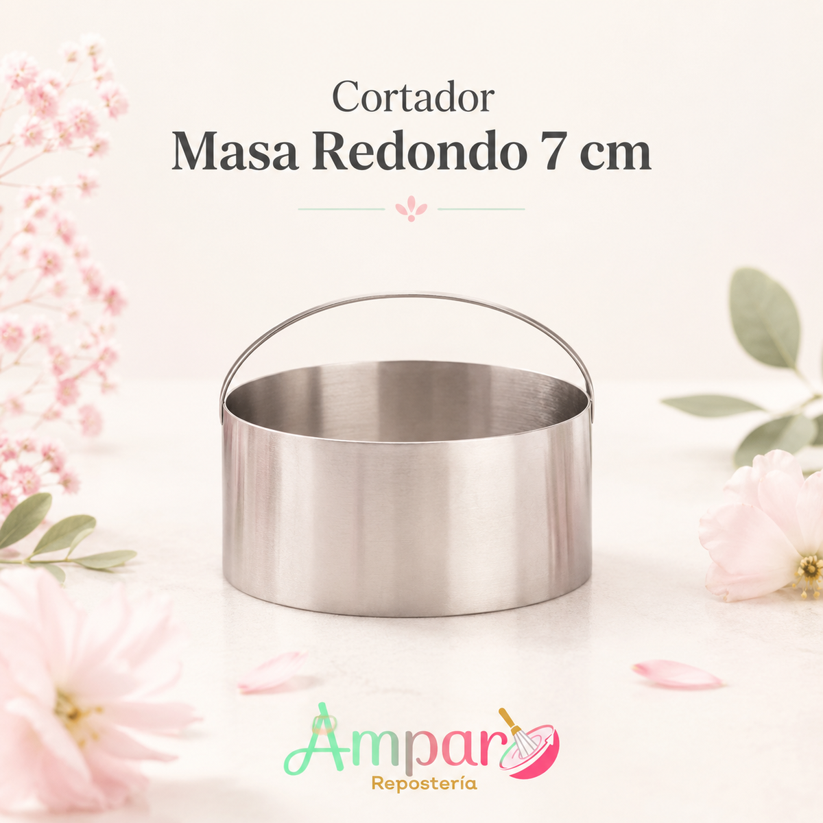 Cortador Masa Redondo 7 cm