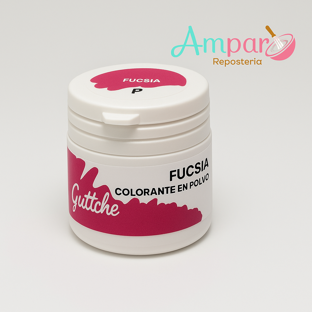 Colorante polvo fucsia guttche 15 gr.