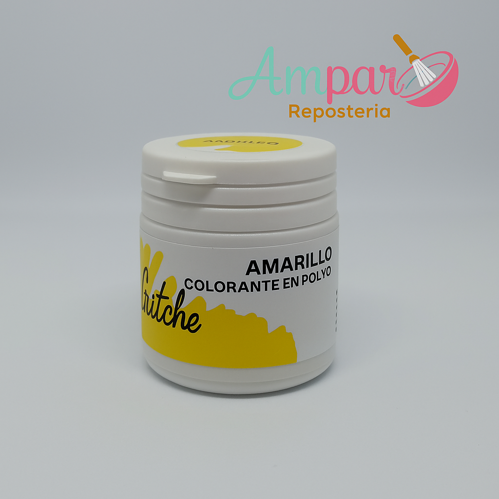 Colorante polvo amarillo guttche 15  gr.