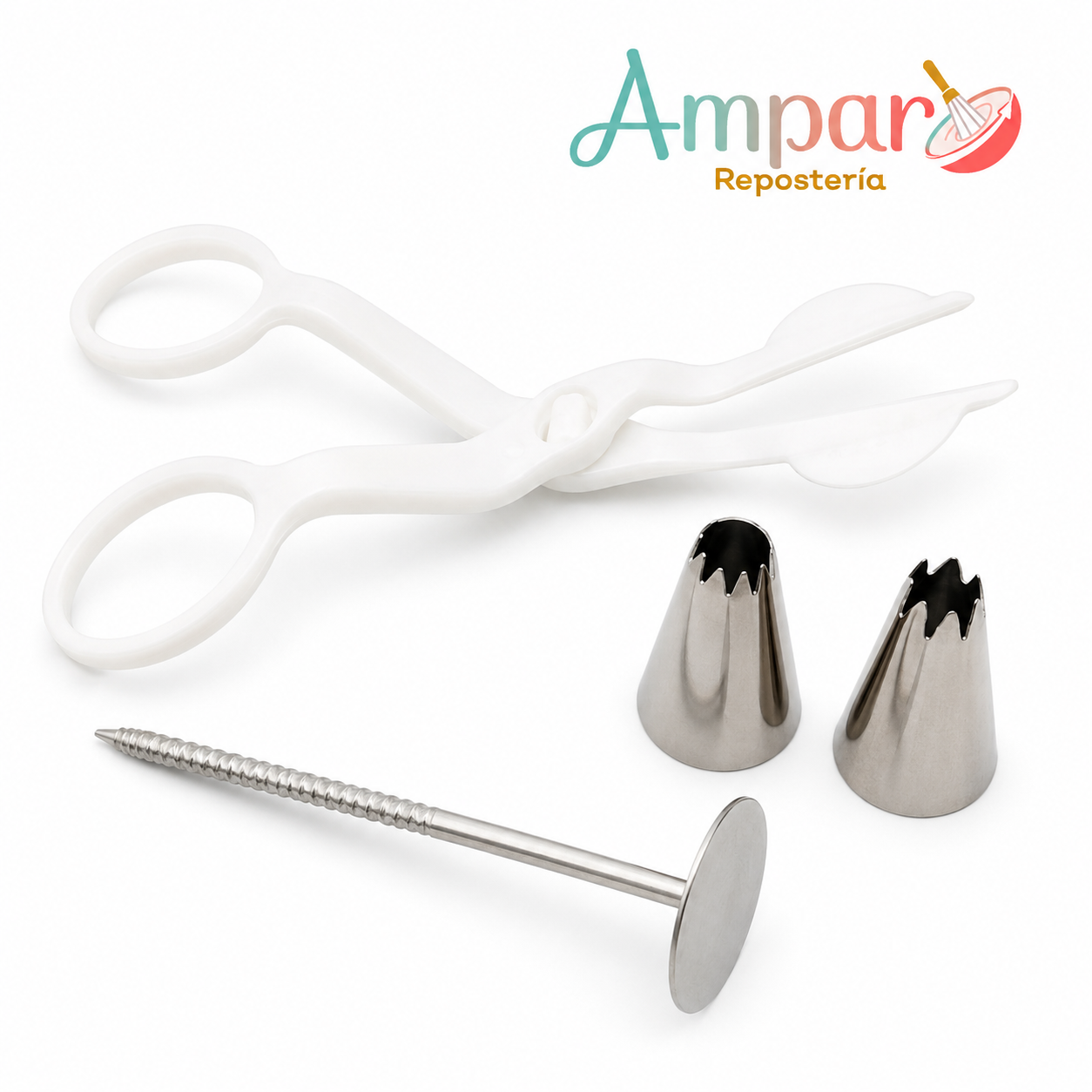 Set de Herramientas para Flores de Repostería – 4 Piezas