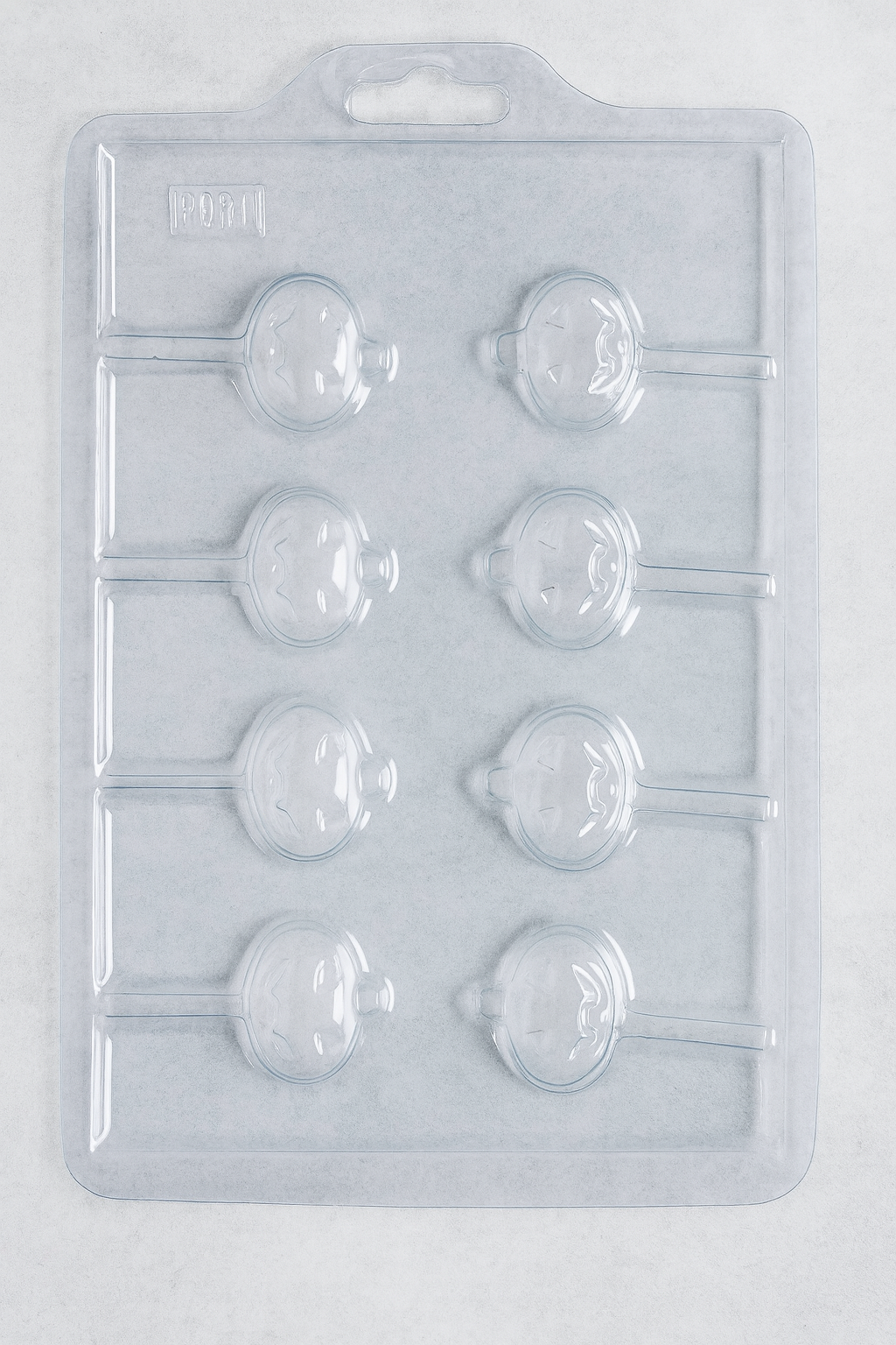 Molde de Acetato Halloween Calabaza | 8 Cavidades para Piruletas