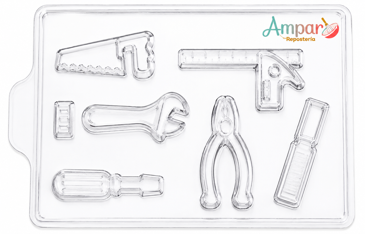 Molde Acetato Herramientas – 6 Diseños
