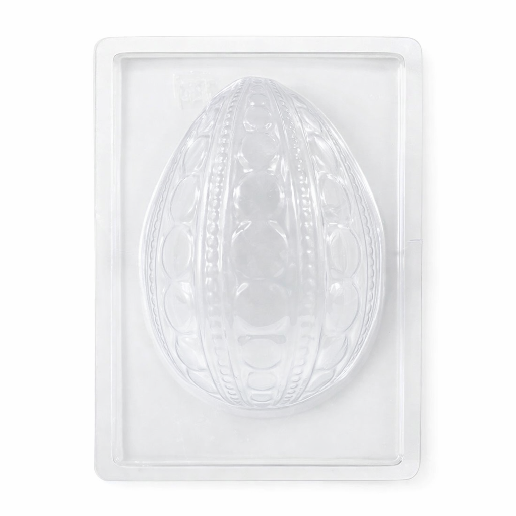 Molde Huevo de Chocolate Decorado – Acetato 10×15 cm | Profundidad 6 cm