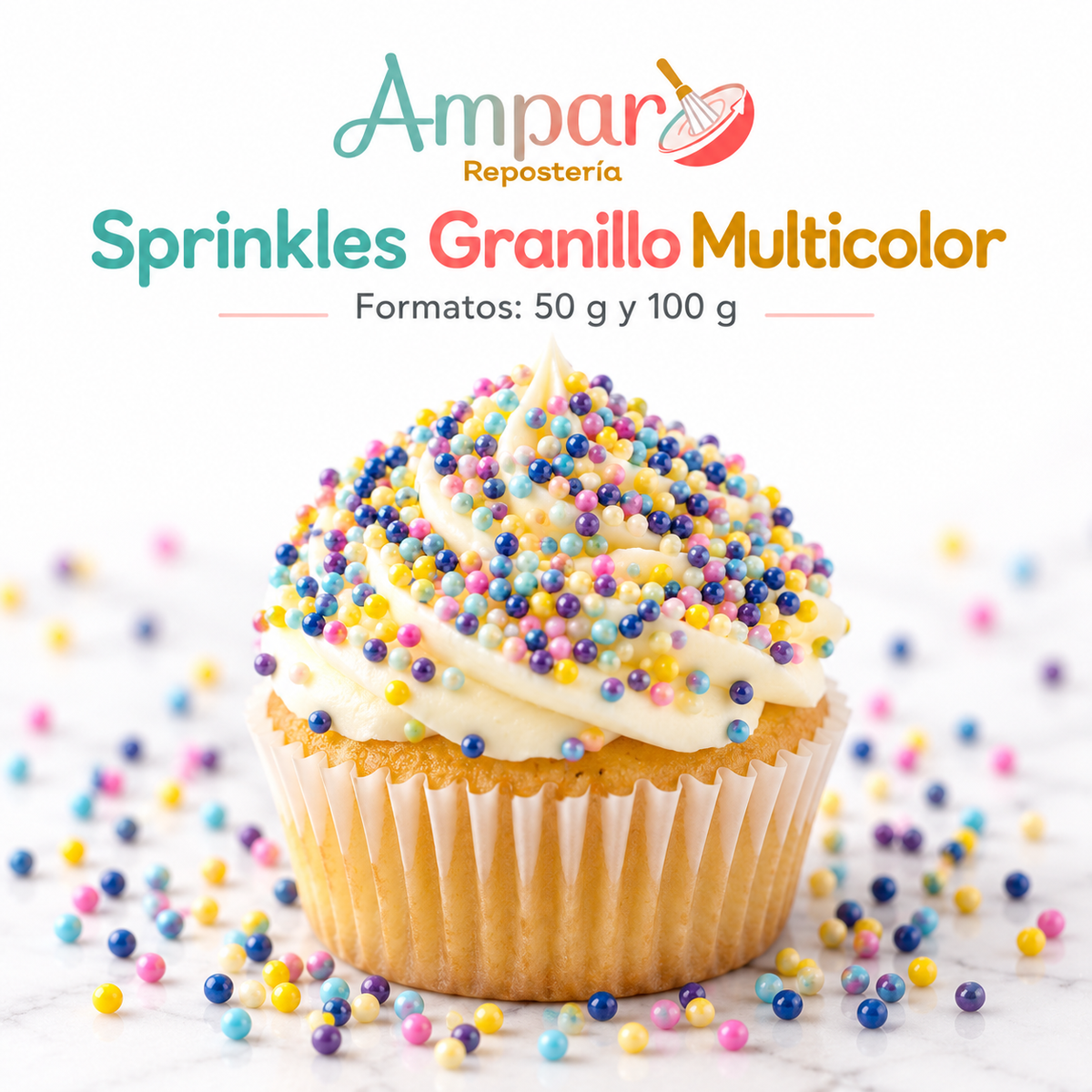 Sprinkles Granillo Multicolor Comestible