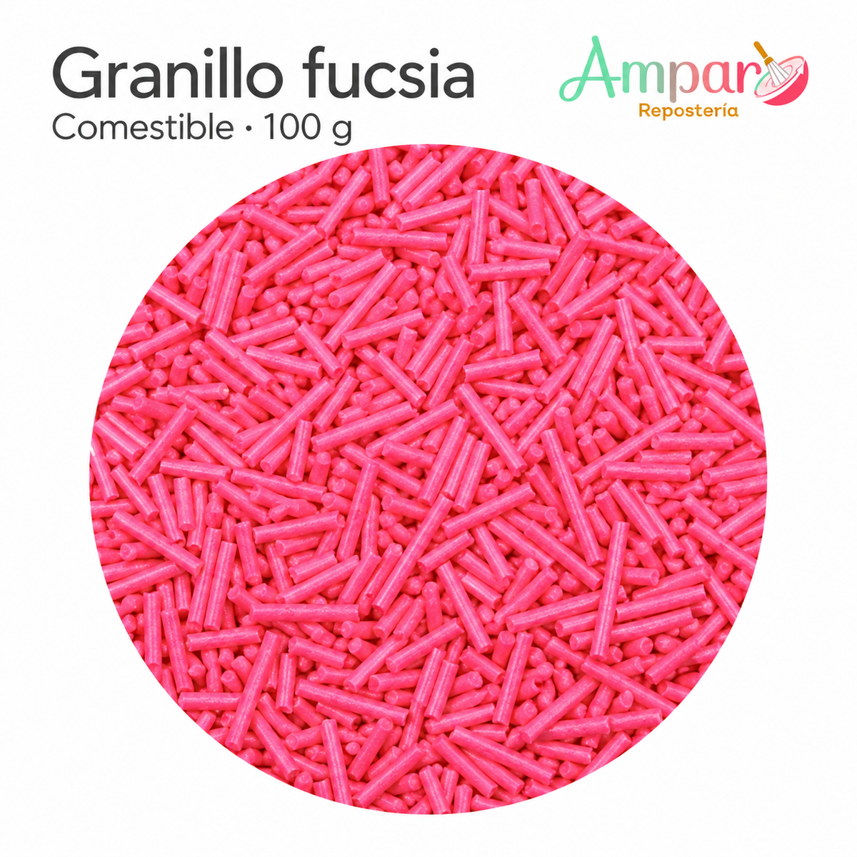 sprinkles Granillo Fucsia 100 gr. comestible