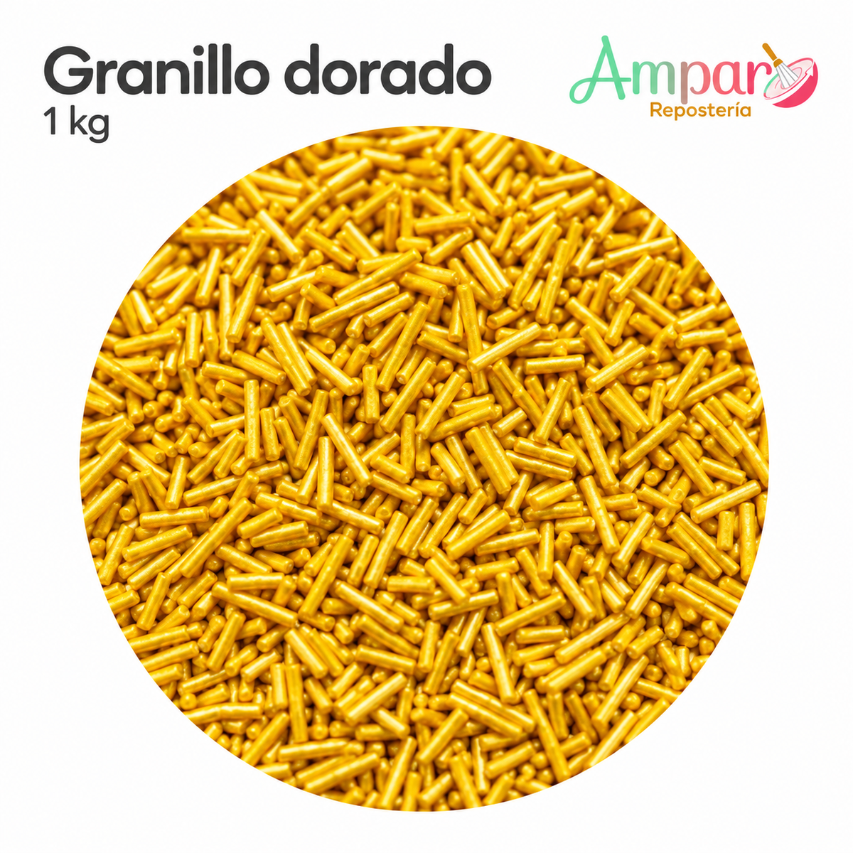 Sprinkles granillo colores Dorado kilo