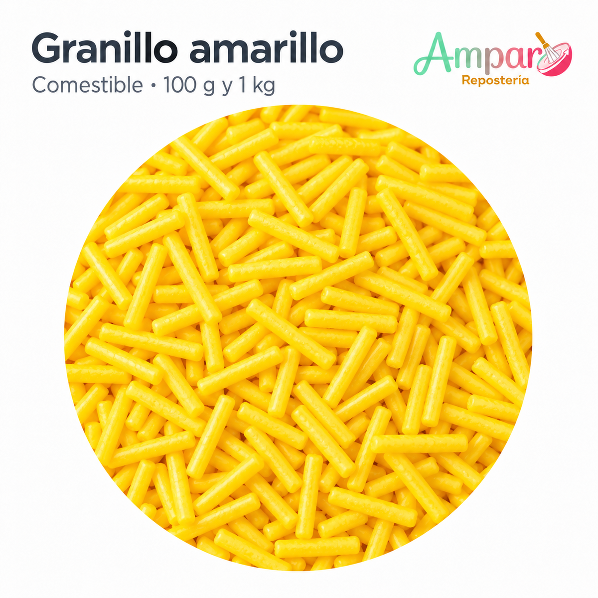Sprinkles Granillo Comestible Color Amarillo