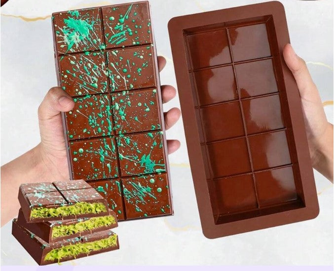 Molde de silicona para chocolate barra Dubái
