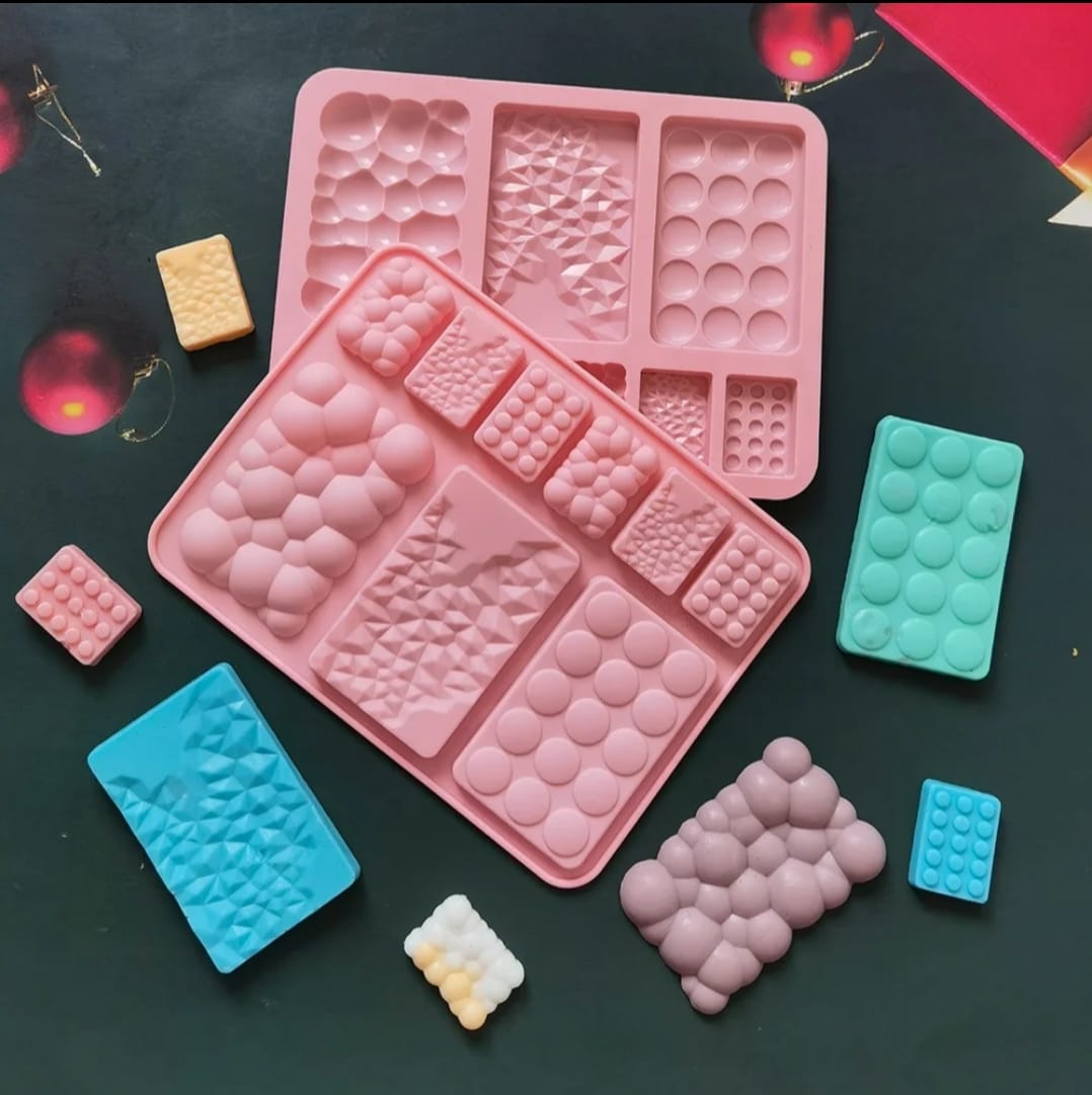 Molde de silicona para chocolate barra/barritas