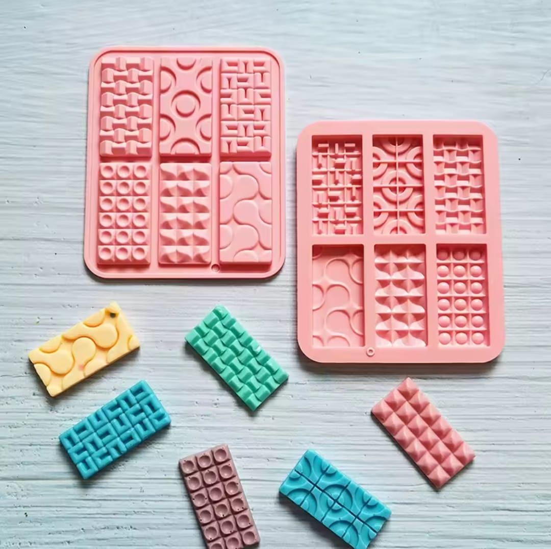 Molde de silicona para chocolate barra/barritas