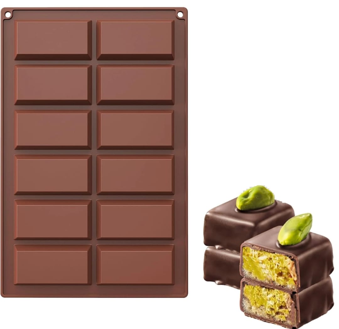 Molde de silicona para chocolate barra/barritas