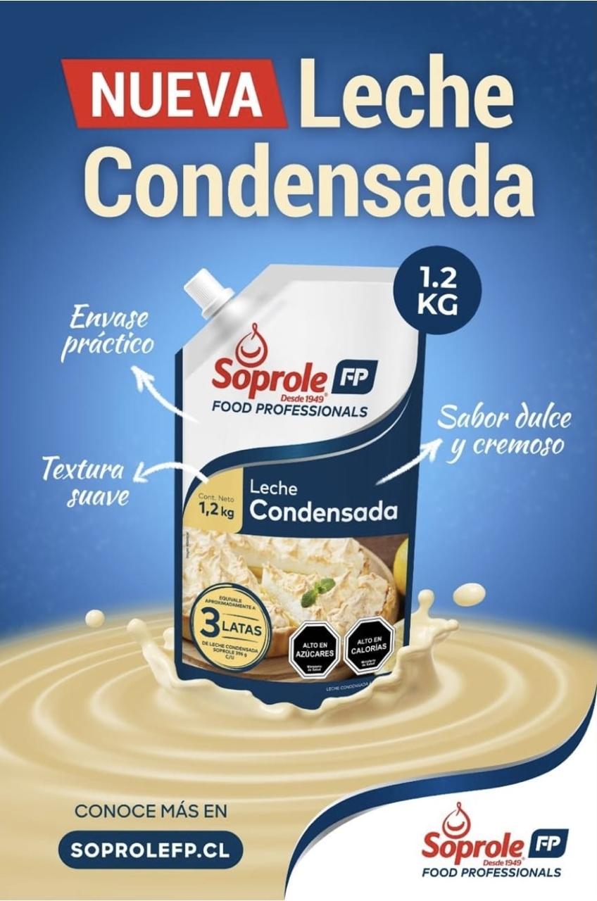 Leche Condensada 1,2 kg  Soprole