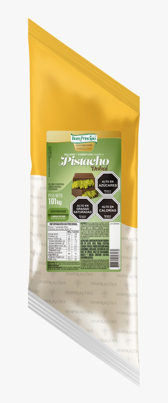 Relleno Pistacho dubai,  1,01 kg – Bom Princípio