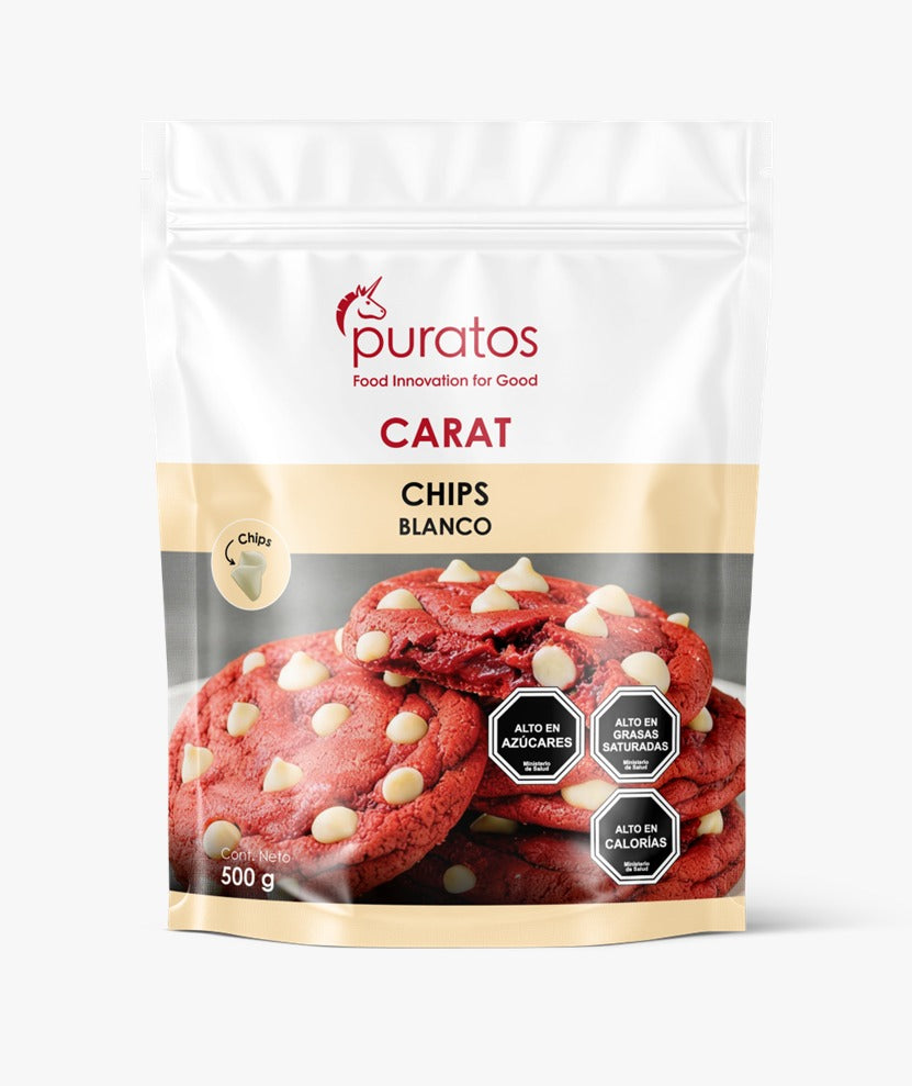 Chips blanco Carat Puratos 500 gr.