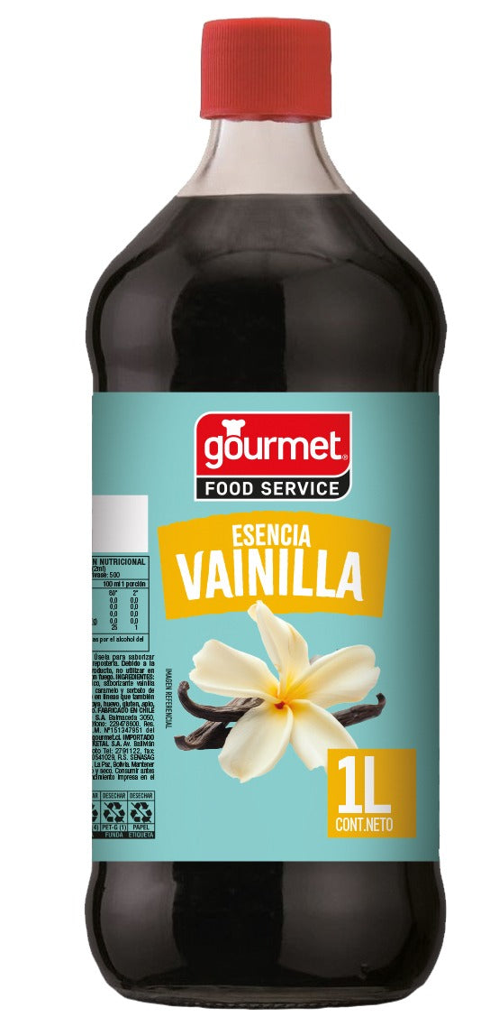 Esencia de Vainilla Gourmet 1 Litro – Intensifica el sabor de tus preparaciones