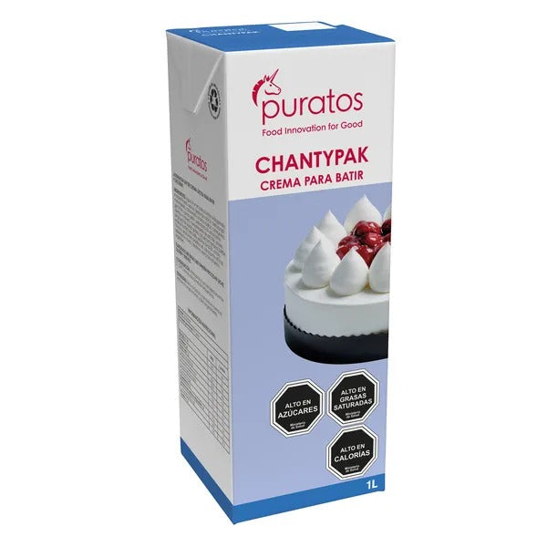 Crema Vegetal Chantypak Puratos 1 Litro