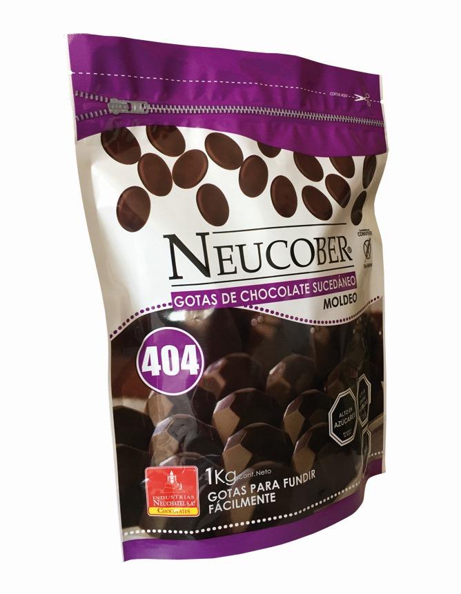Chocolate Sucedáneo Bitter 404 Neucober para Moldeo y Baño