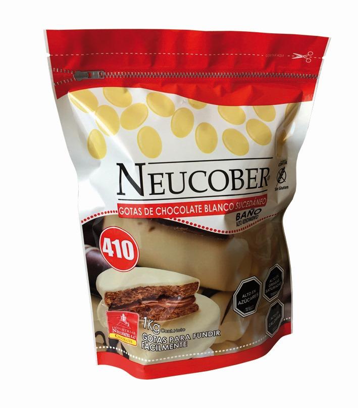 Chocolate Blanco para Fundir Neucober 410 | Ideal para Baños y Alfajores