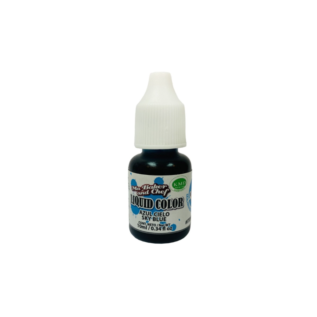 Colorante Liquido Para Aerografo Azul cielo 10 ml Ma Baker