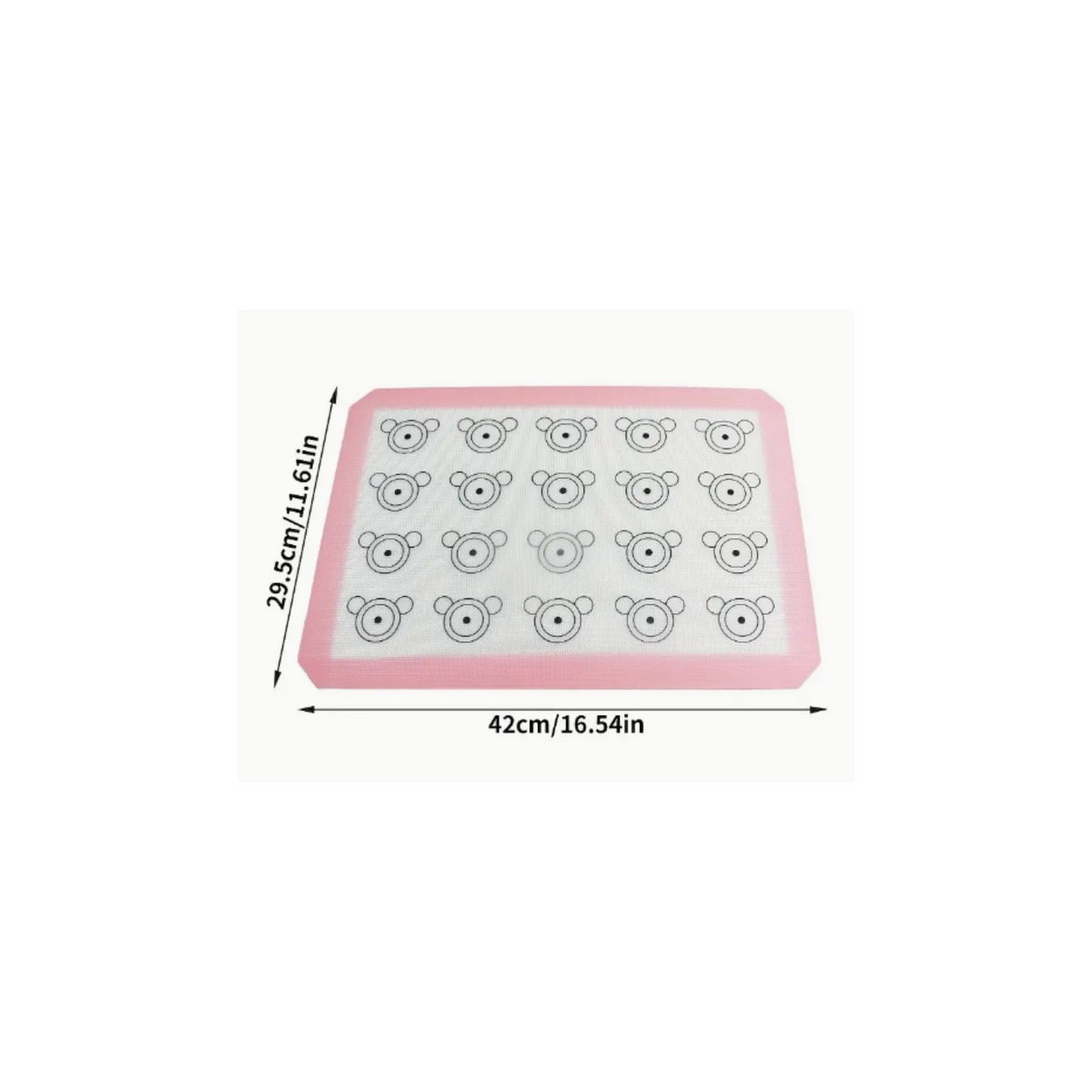 Tapete mat de macarrons 30*40 cm  Osos