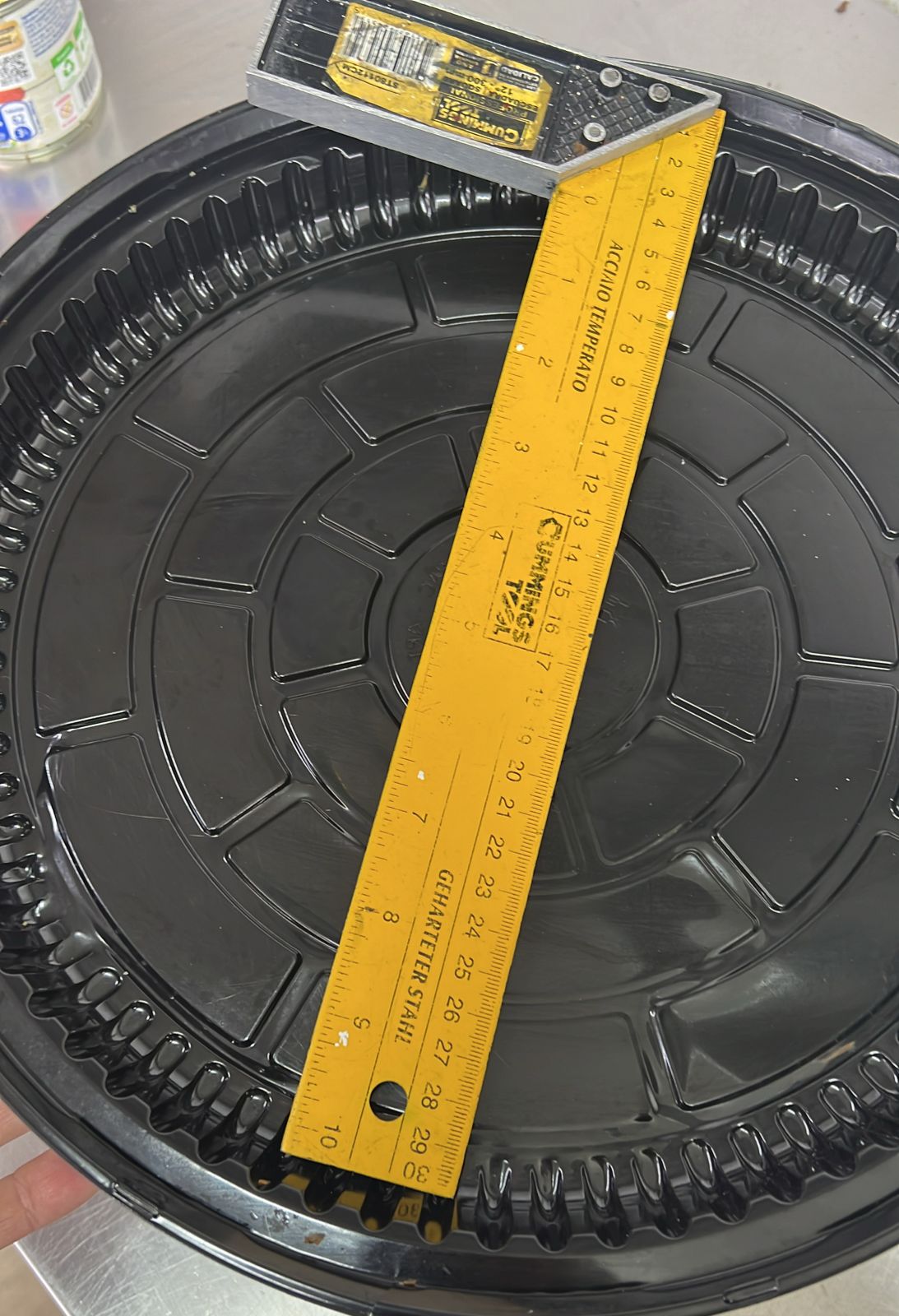 Caja plástica para torta 30 × 13,5