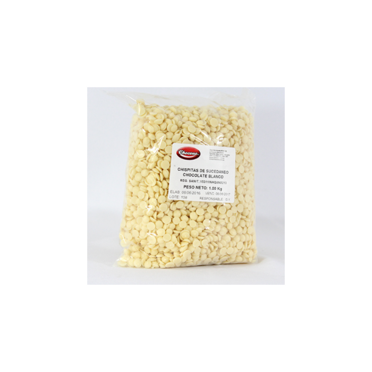 Cobertura chips blanco kilo chocono