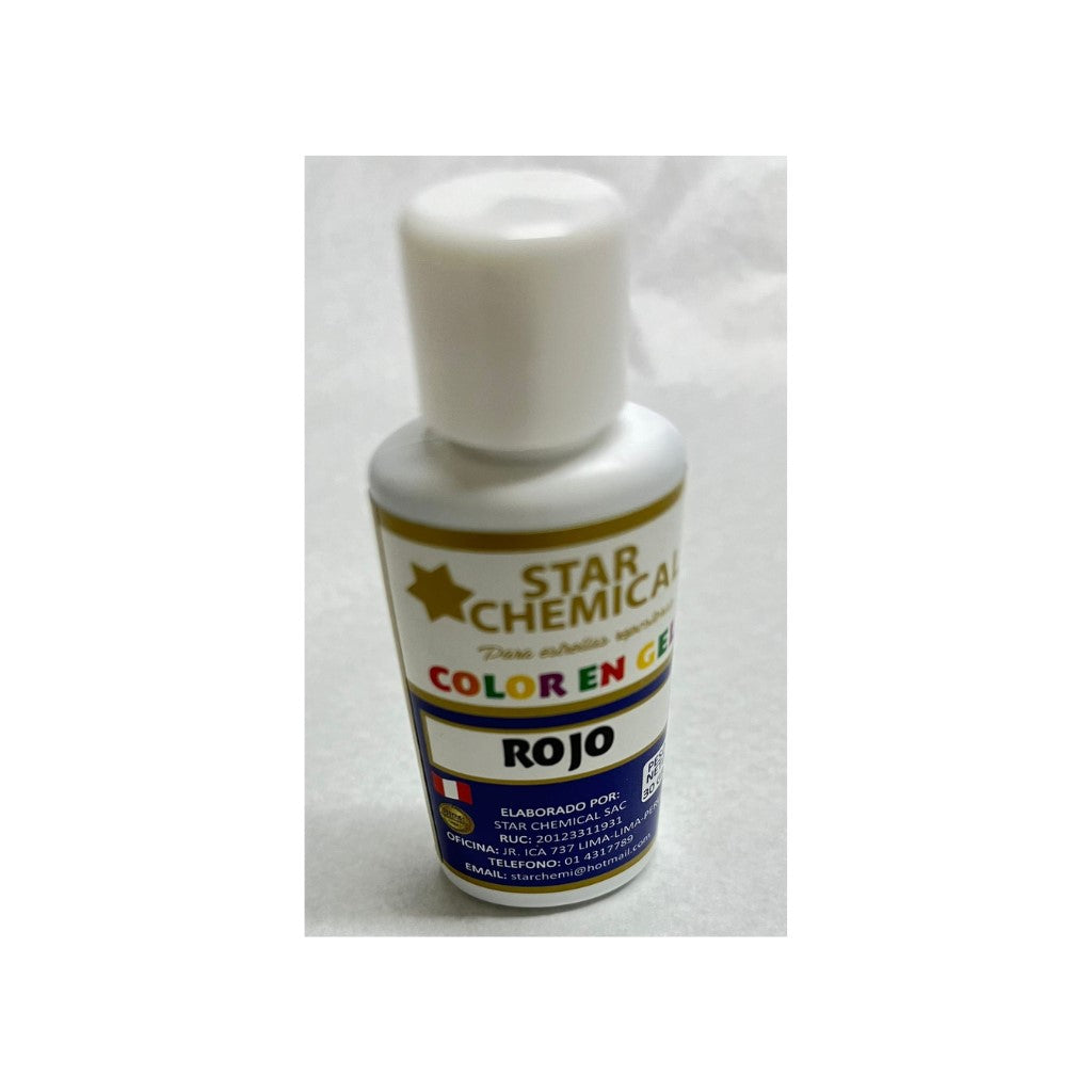 Colorante Gel Comestible Repostería Star Chemical Color Rojo