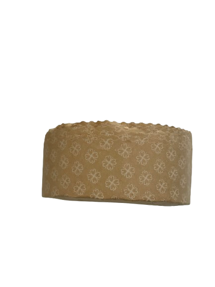 Molde Pan de Pascua Papel Cartón Corrugado 17x6 | 1 kg | Pack x10