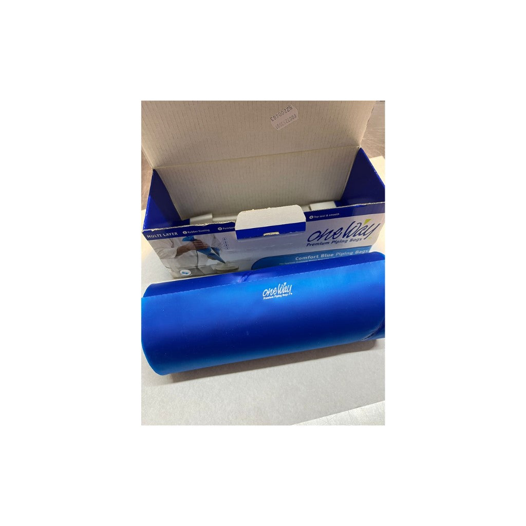 Manga plastica  cool 46*26 blue M 100 unidades