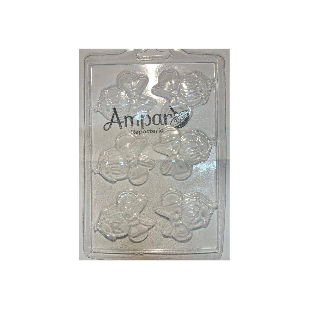 Molde Acetato Minnie 6 cavidades