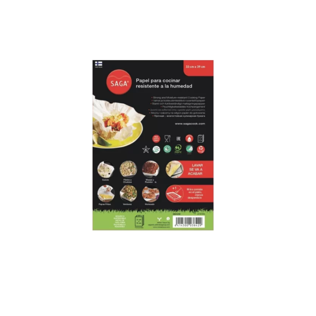 Papel Multibake  Saga 33x39 cm – 500 Hojas