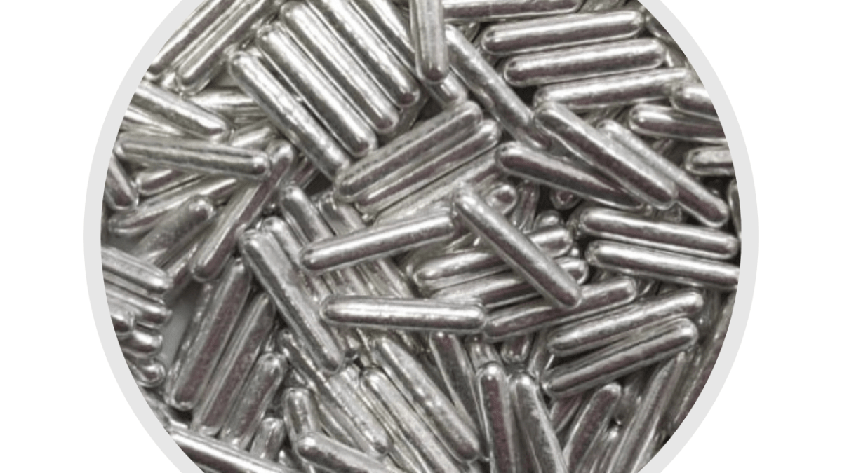 Sprinkles rods plata 50 gr