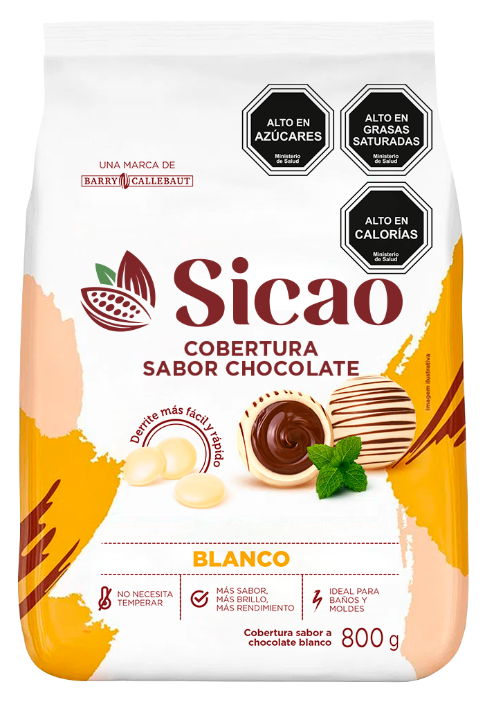 Cobertura Blanco Sicao 800 gr.