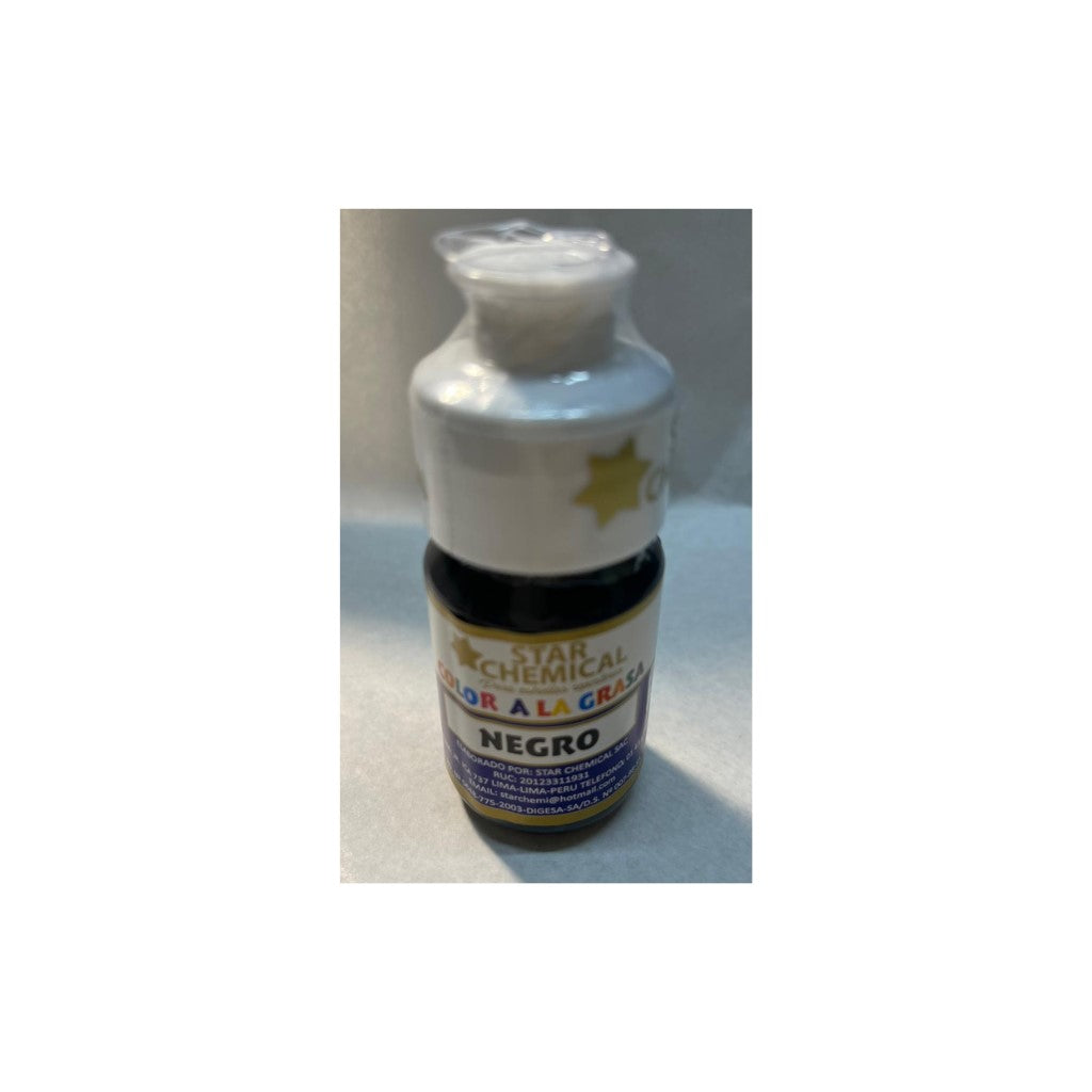 Colorante Comestible Liposoluble Star Chemical Color Negro Gel 30gr. Gel