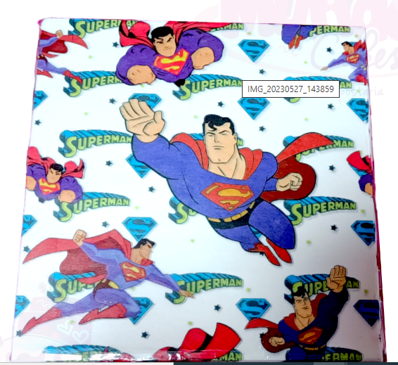 Papel Alfajor superman