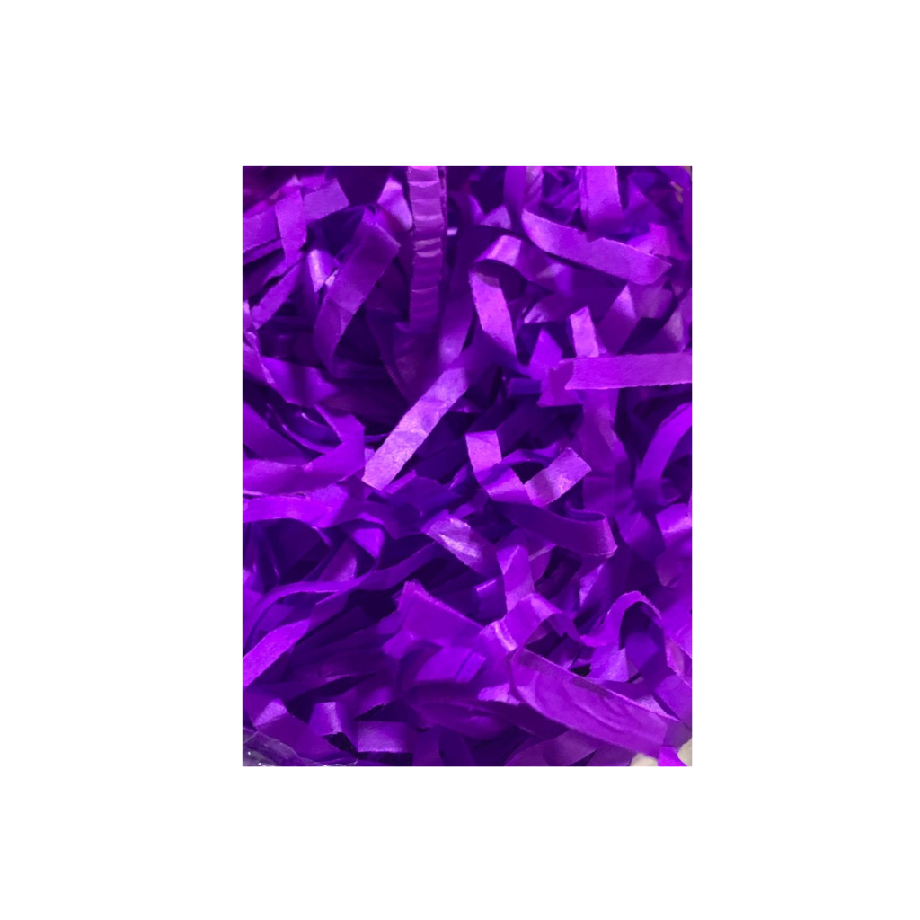 Viruta de Papel morado neon 100 gr.
