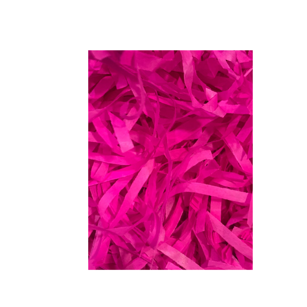 Viruta de Papel Rosado neon 100 gr.