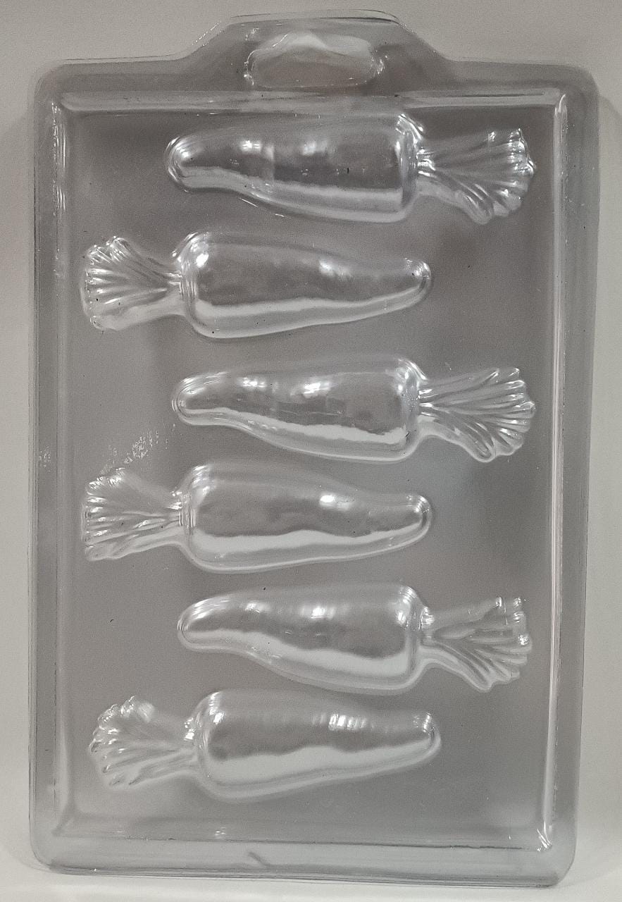 Molde Acetato Zanahoria 6 cavidades