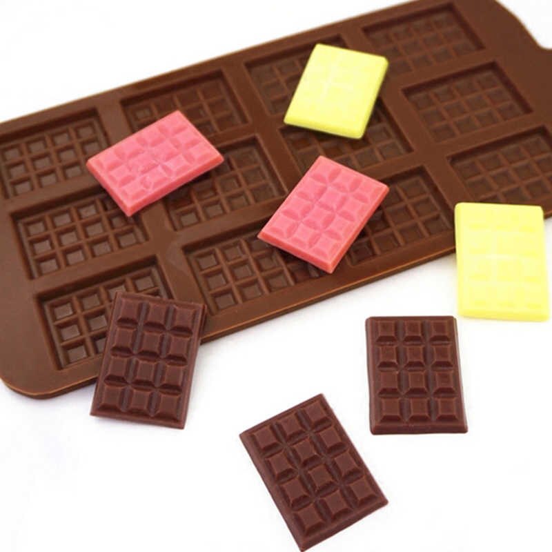 Molde silicona para chocolate mini barra tabletas